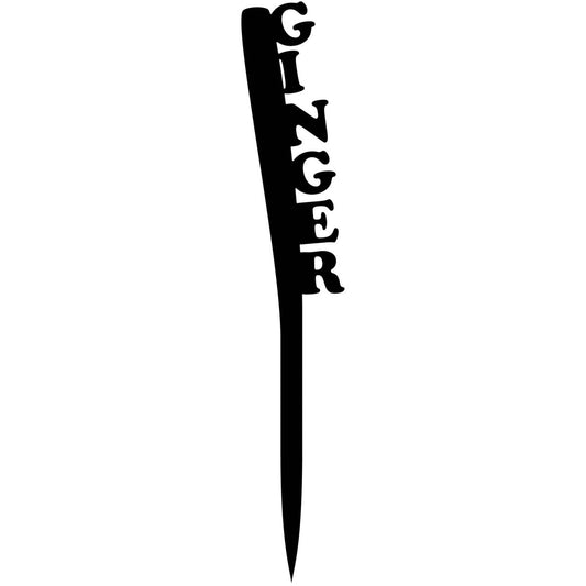 GINGER Stake Text