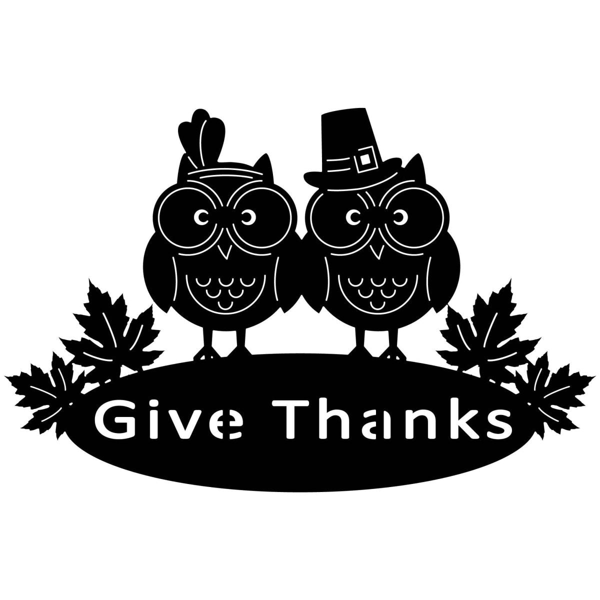 Give Thanks 2 DXF File Cut Ready for CNC