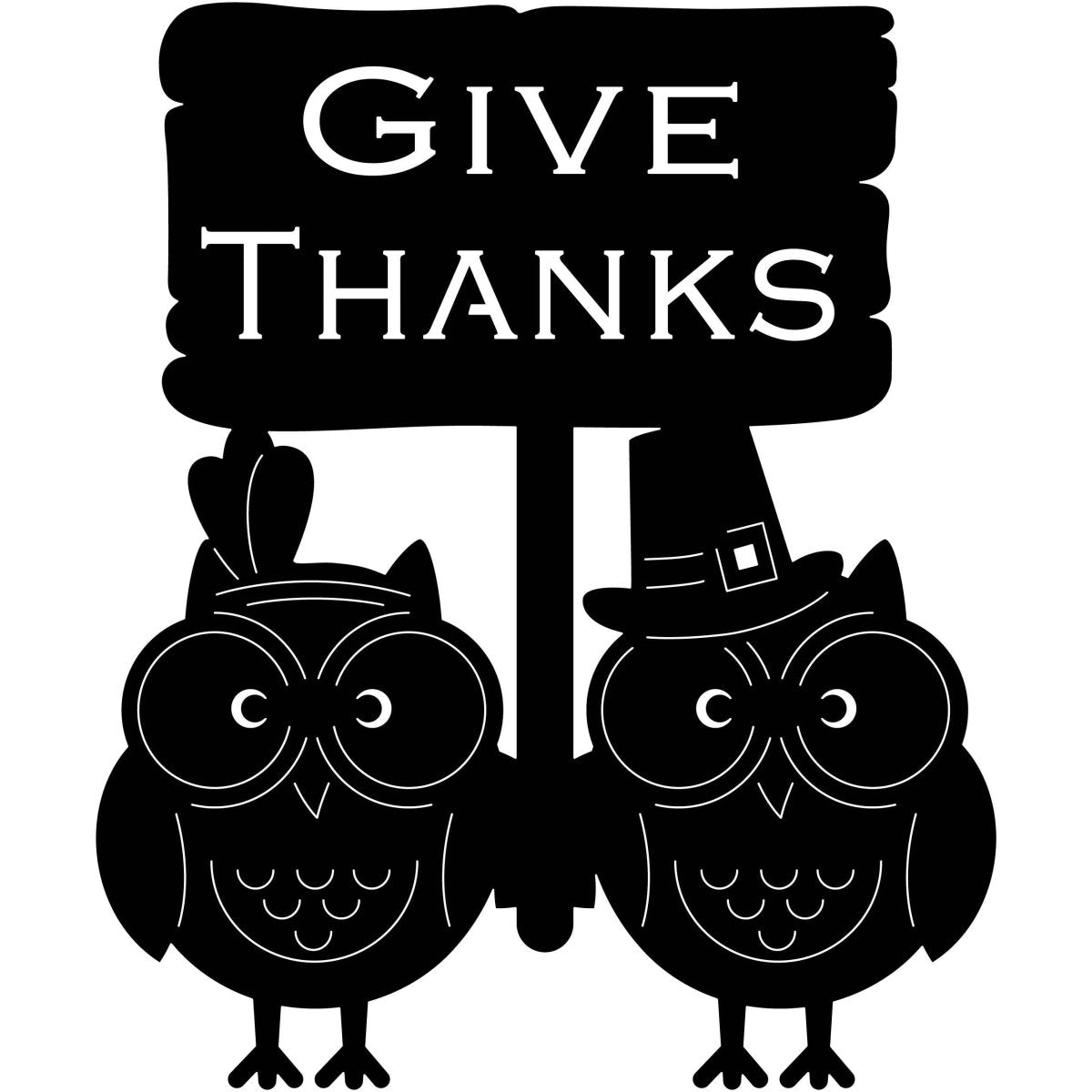 Give Thanks 3 DXF File Cut Ready for CNC