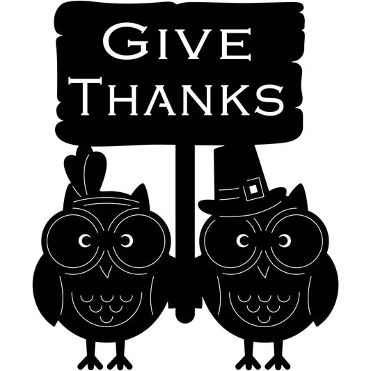 Give Thanks 3 DXF File Cut Ready for CNC