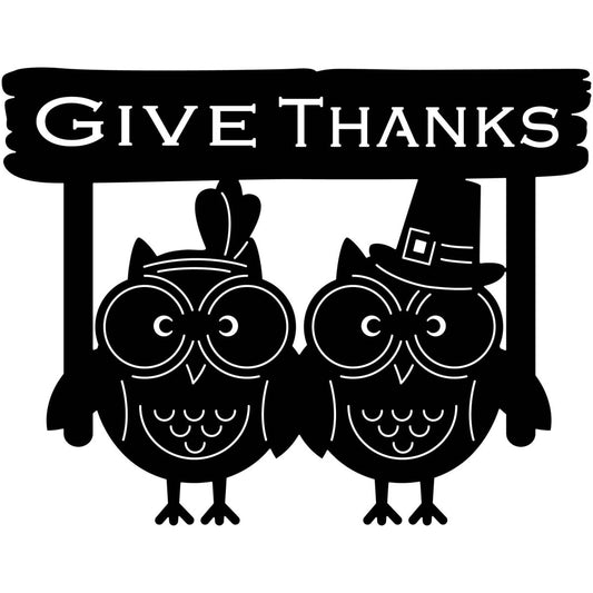 Give Thanks 4 DXF File Cut Ready for CNC