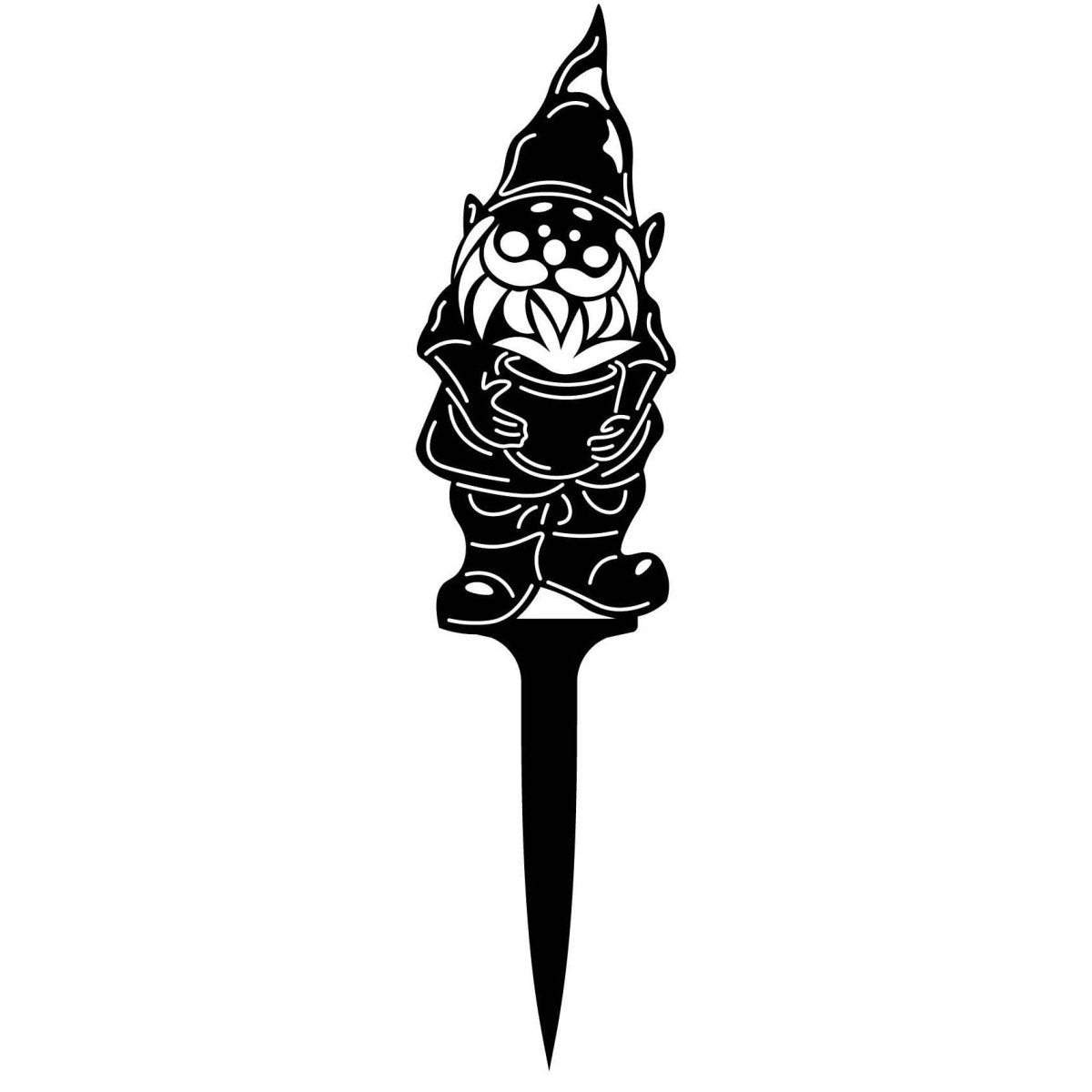 Gnomes Stake 02 DXF File Cut Ready for CNC