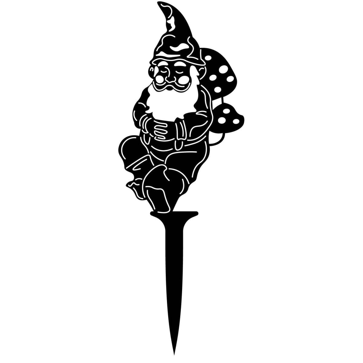 Gnomes Stake 24 DXF File Cut Ready for CNC