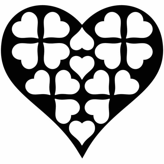 Love Hearts Free DXF files cut ready for CNC-DXFforCNC.com