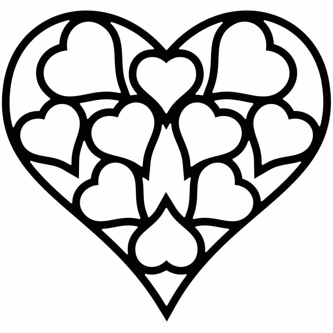 Love Hearts Free DXF files cut ready for CNC-DXFforCNC.com