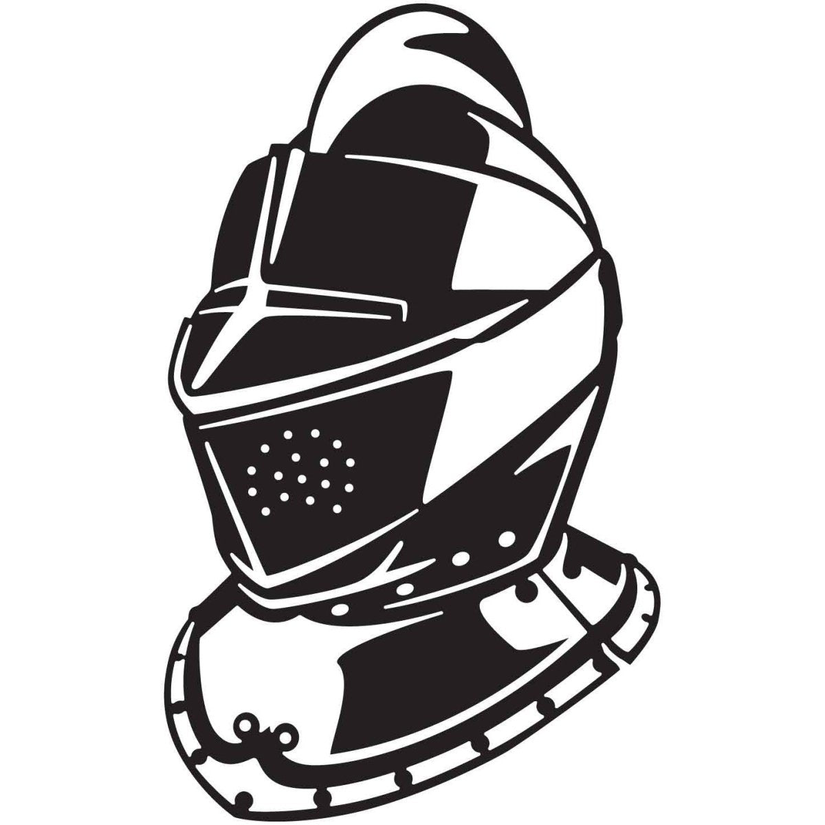 Helmet Knight Armor 23 DXF File Cut Ready for CNC