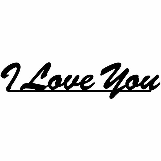 I Love You Free DXF files cut ready for CNC-DXFforCNC.com