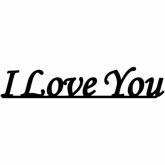 I Love You Free DXF files cut ready for CNC-DXFforCNC.com