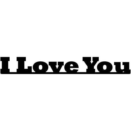 I Love You Free DXF files cut ready for CNC-DXFforCNC.com