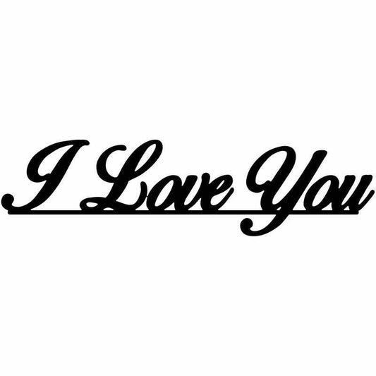 I Love You Free DXF files cut ready for CNC-DXFforCNC.com