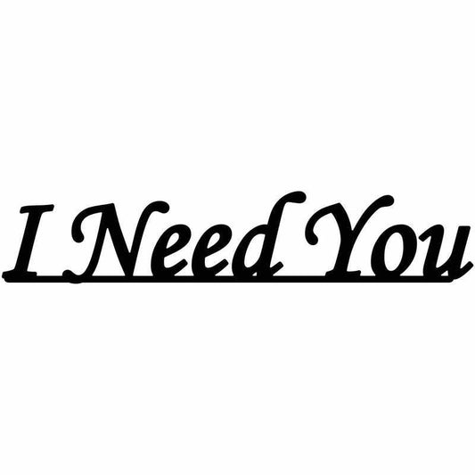 I Need You Free DXF files cut ready for CNC-DXFforCNC.com