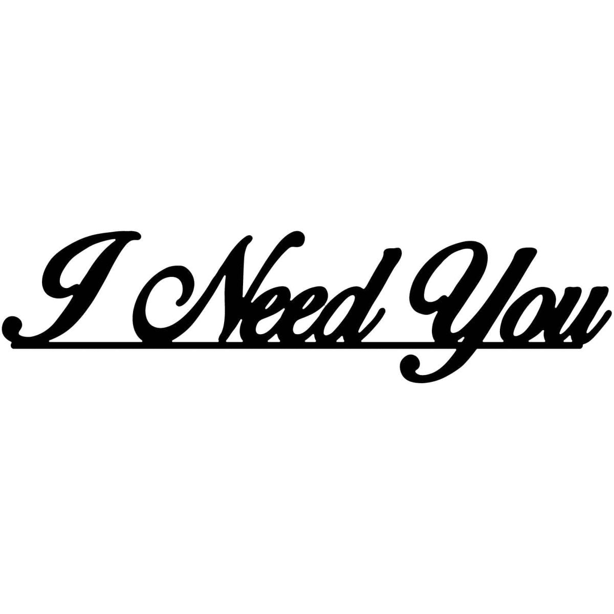 I Need You Free DXF files cut ready for CNC-DXFforCNC.com