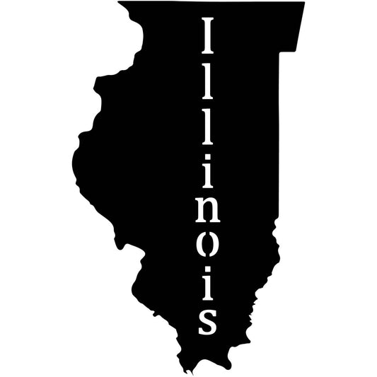 Illinois USA State Map