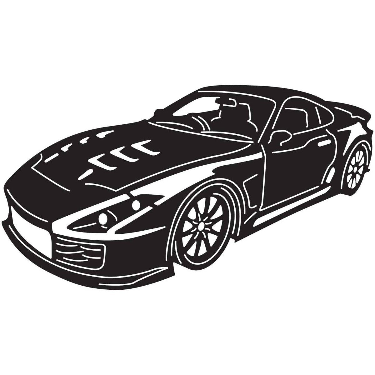 JDM Cars 20 DXF File Cut Ready for CNC