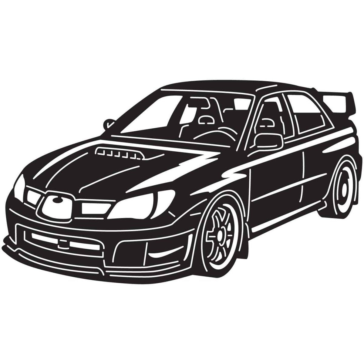 JDM Cars 27 DXF File Cut Ready for CNC – DXFforCNC