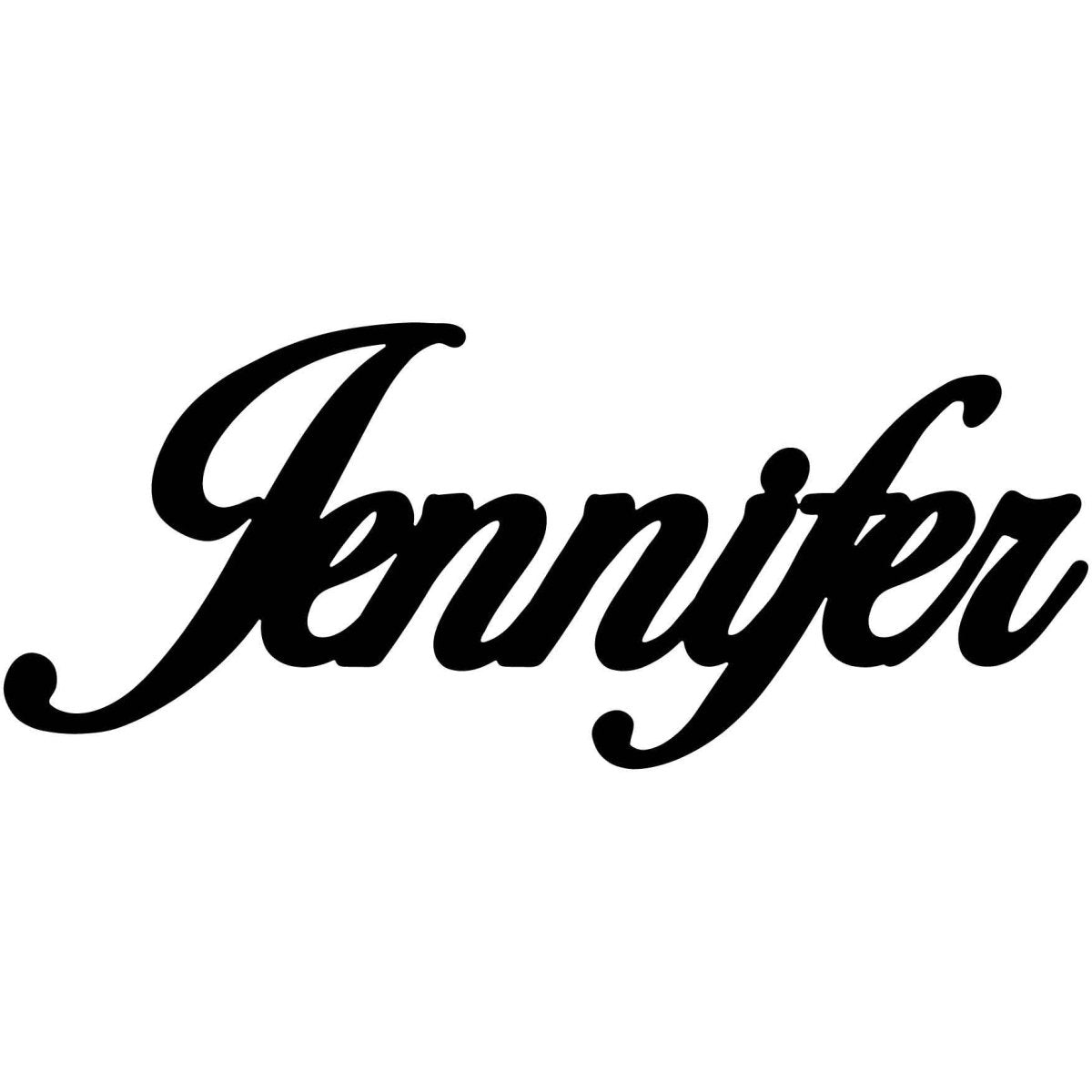 Jennifer Name DXF File Cut Ready for CNC