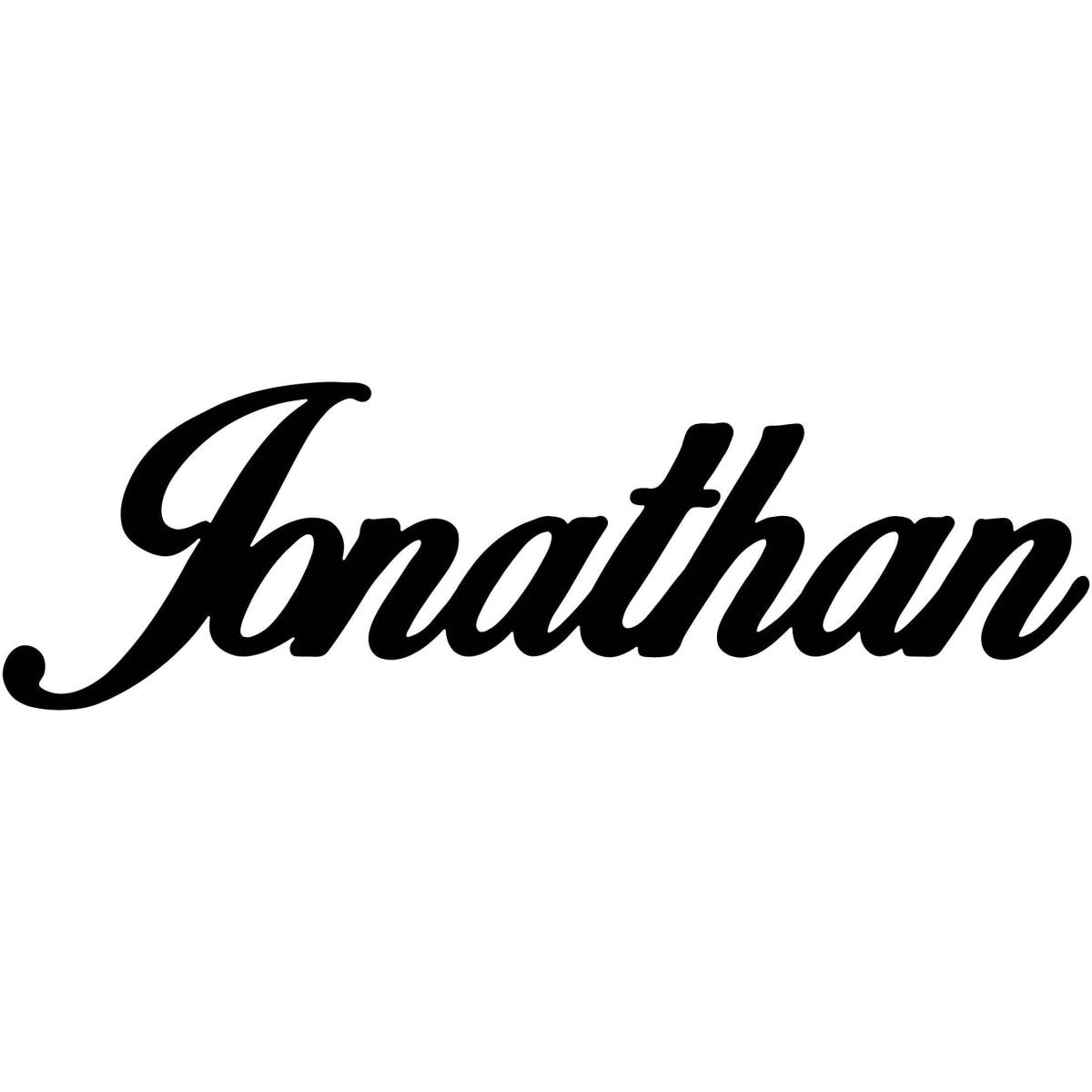 Jonathan Name DXF File Cut Ready for CNC