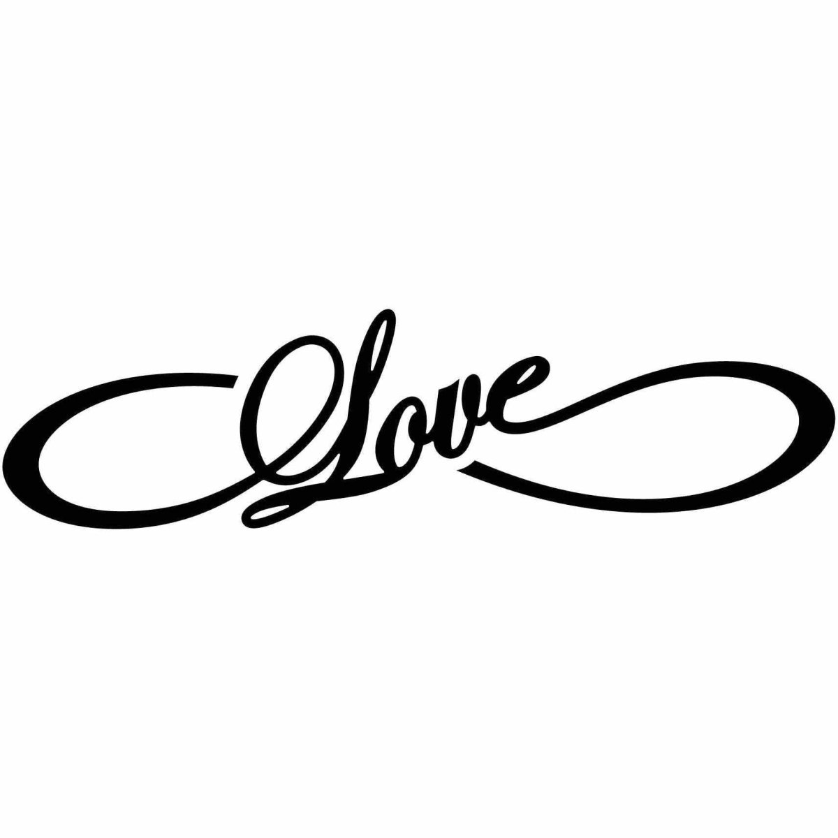 Free Love Infinity-DXF files Cut Ready CNC Designs-DXFforCNC.com