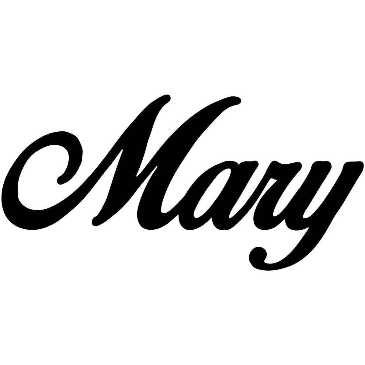 Mary Name DXF File Cut Ready for CNC