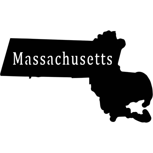 Massachusetts USA State Map