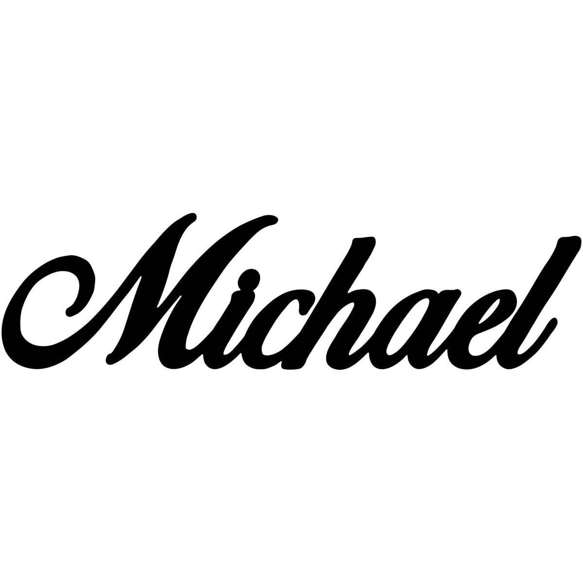 Michael Name DXF File Cut Ready for CNC