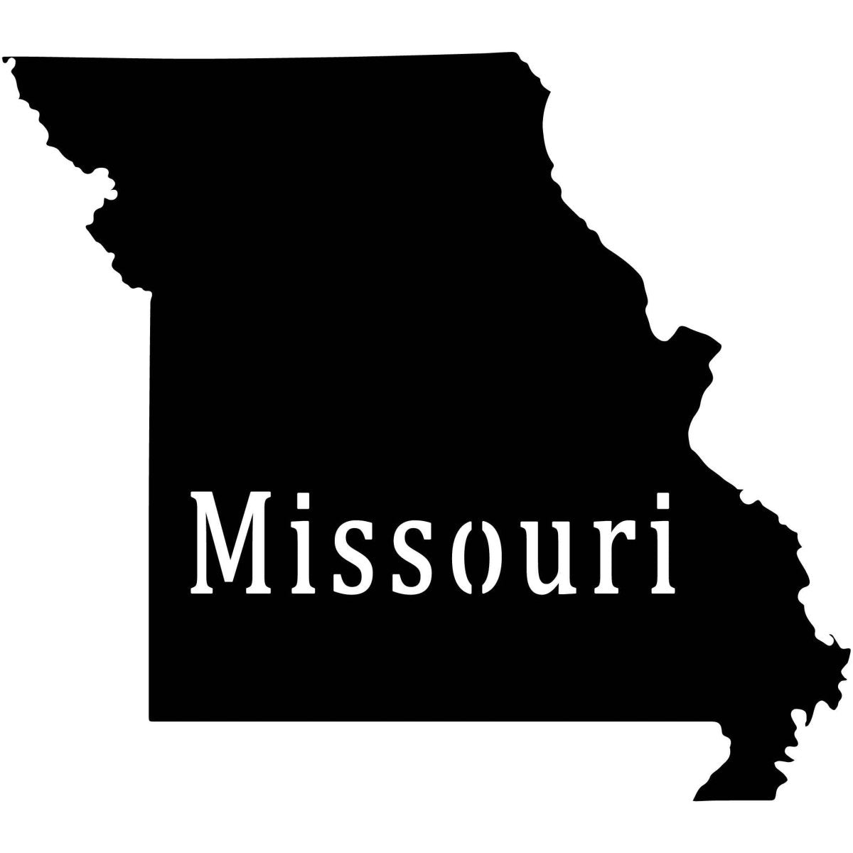 Missouri USA State Map