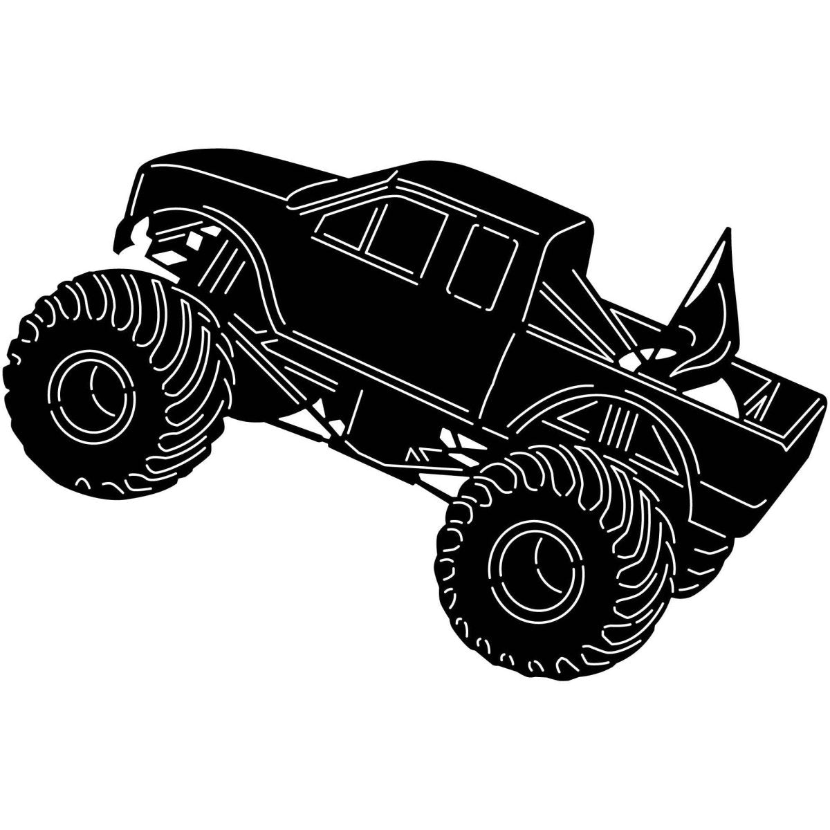 Monster Trucks 05 DXF File Cut Ready for CNC