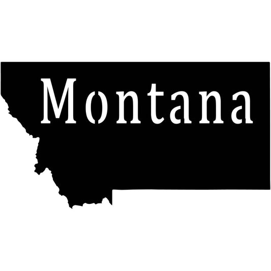 Montana USA State Map