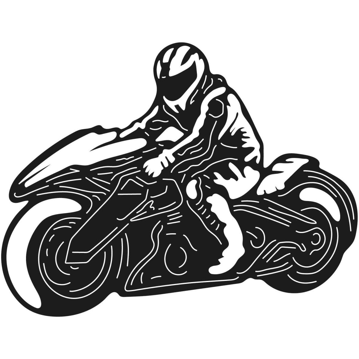 Motorcycles and Choppers 104 DXF File Cut Ready for CNC