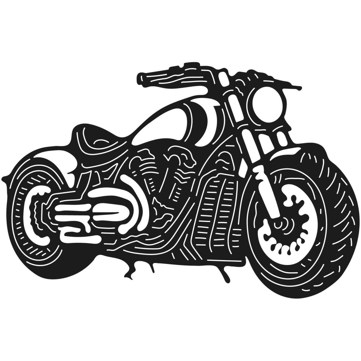 Motorcycles and Choppers 109 DXF File Cut Ready for CNC