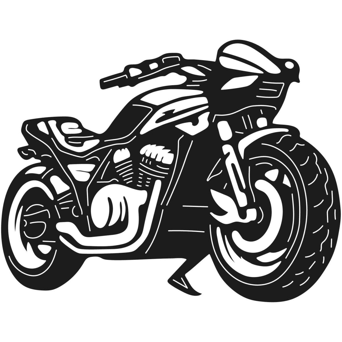 Motorcycles and Choppers 118 DXF File Cut Ready for CNC