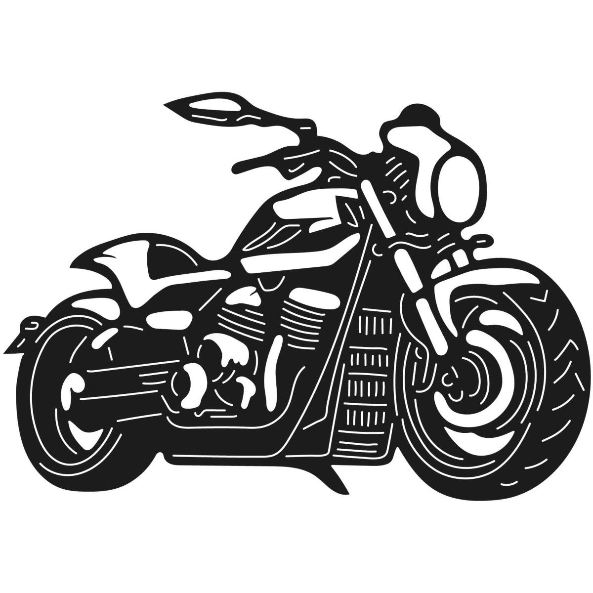 Motorcycles and Choppers 120 DXF File Cut Ready for CNC