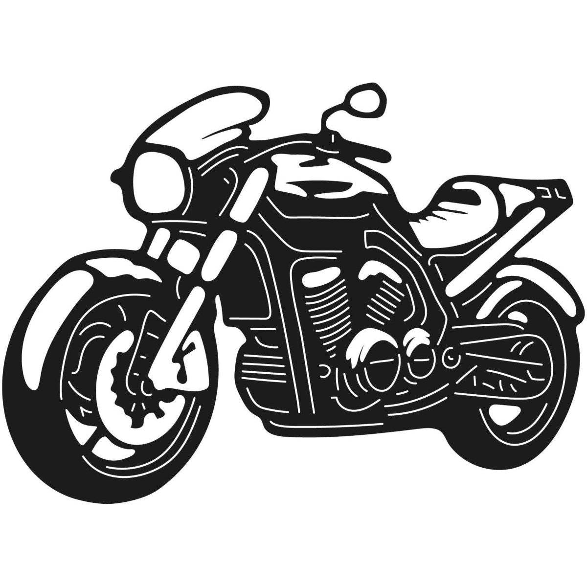 Motorcycles and Choppers 126 DXF File Cut Ready for CNC