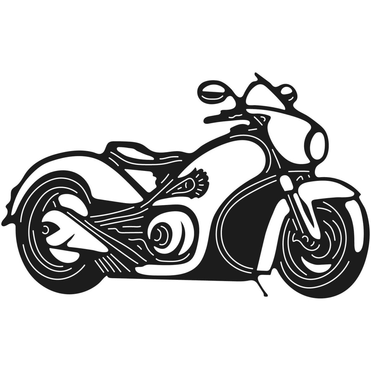 Motorcycles and Choppers 128 DXF File Cut Ready for CNC