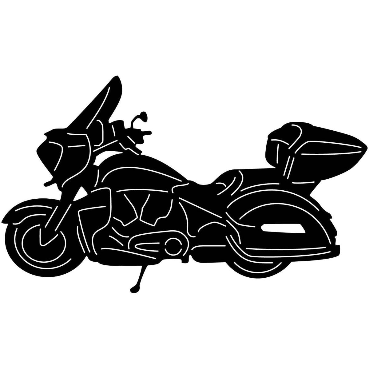 Motorcycles and Choppers 144 DXF File Cut Ready for CNC