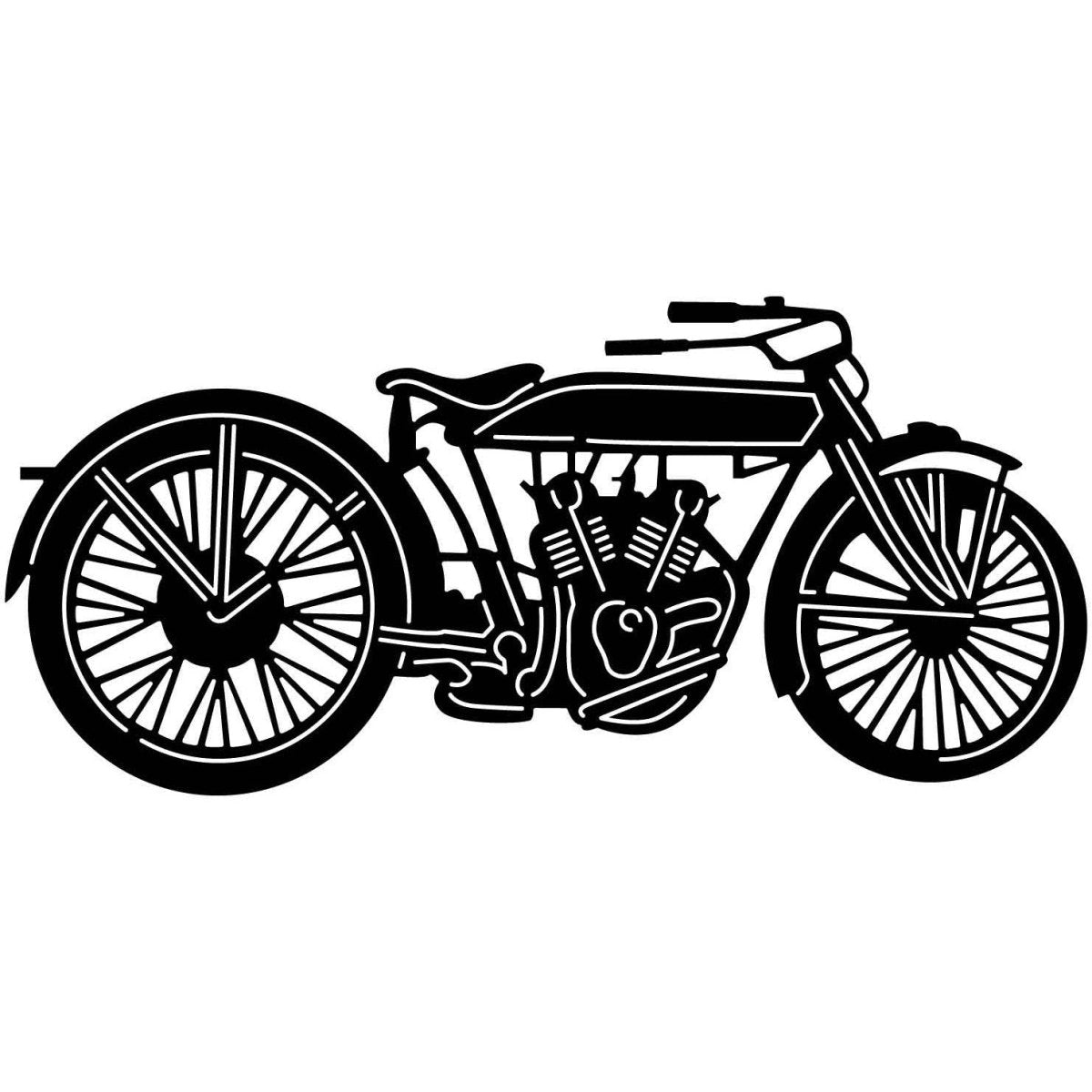 Motorcycles and Choppers 155 DXF File Cut Ready for CNC