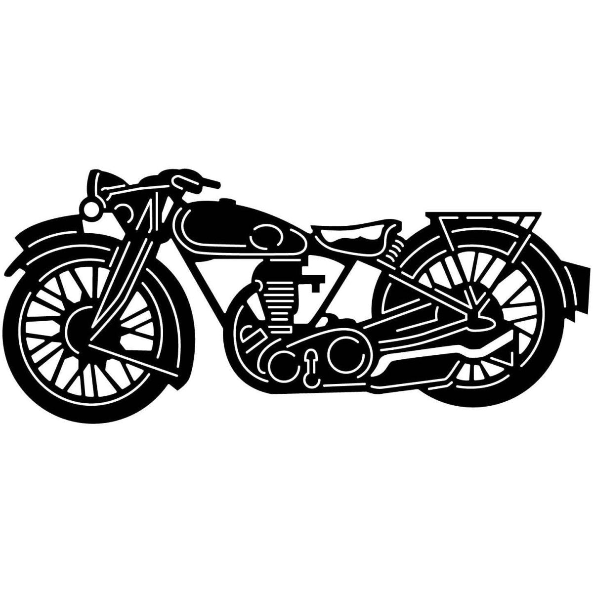 Motorcycles and Choppers 158 DXF File Cut Ready for CNC