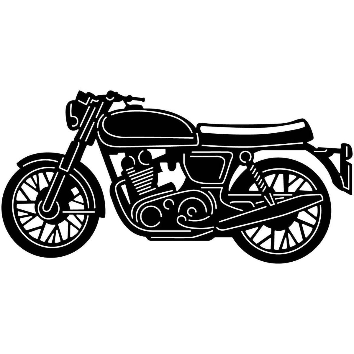 Motorcycles and Choppers 164 DXF File Cut Ready for CNC