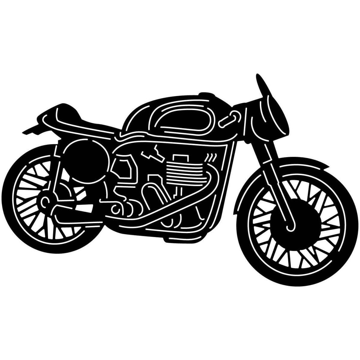 Motorcycles and Choppers 165 DXF File Cut Ready for CNC