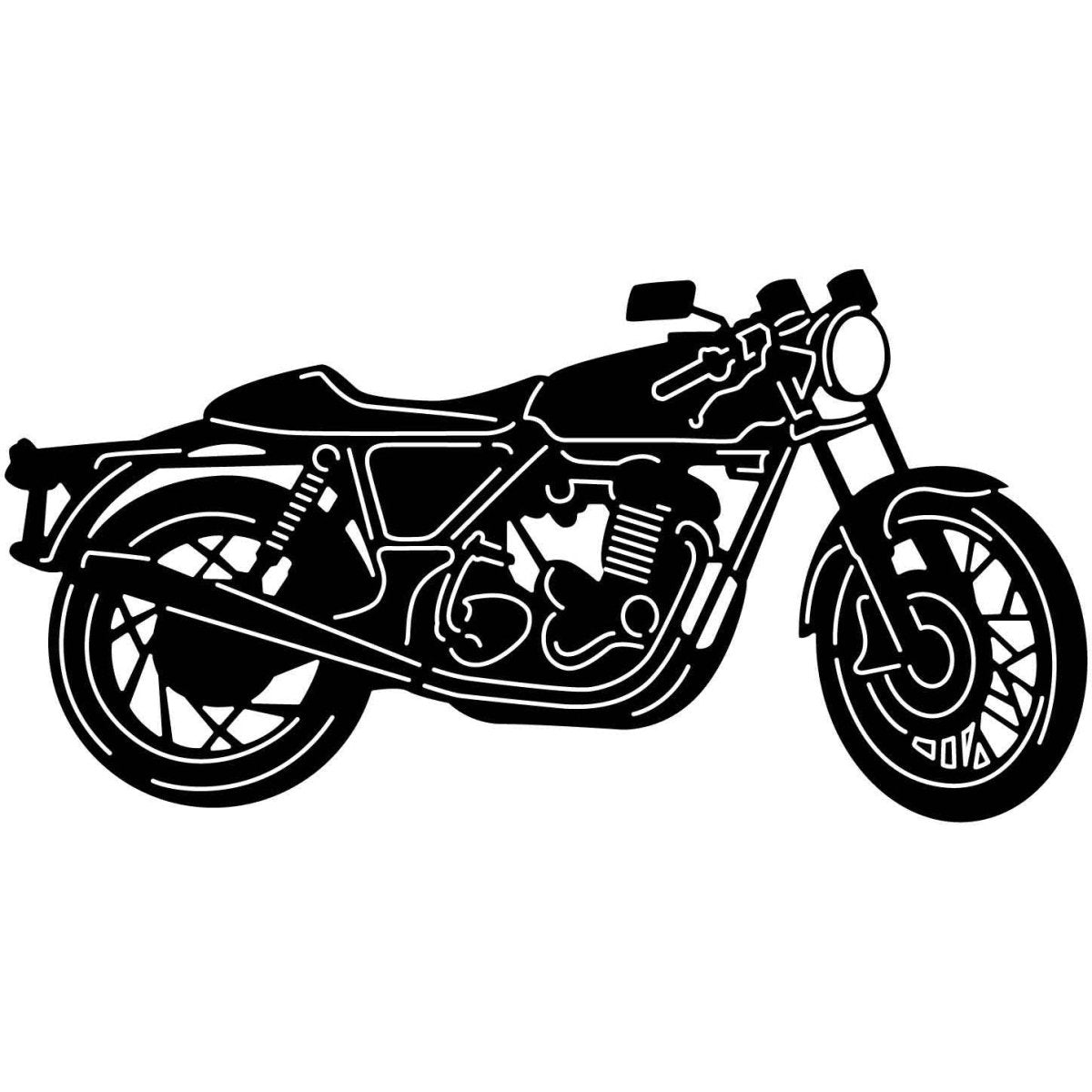 Motorcycles and Choppers 167 DXF File Cut Ready for CNC