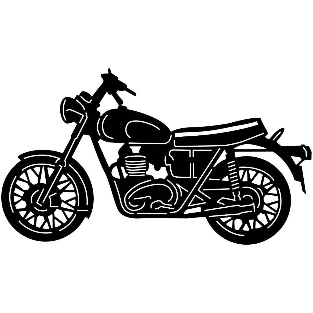 Motorcycles and Choppers 168 DXF File Cut Ready for CNC