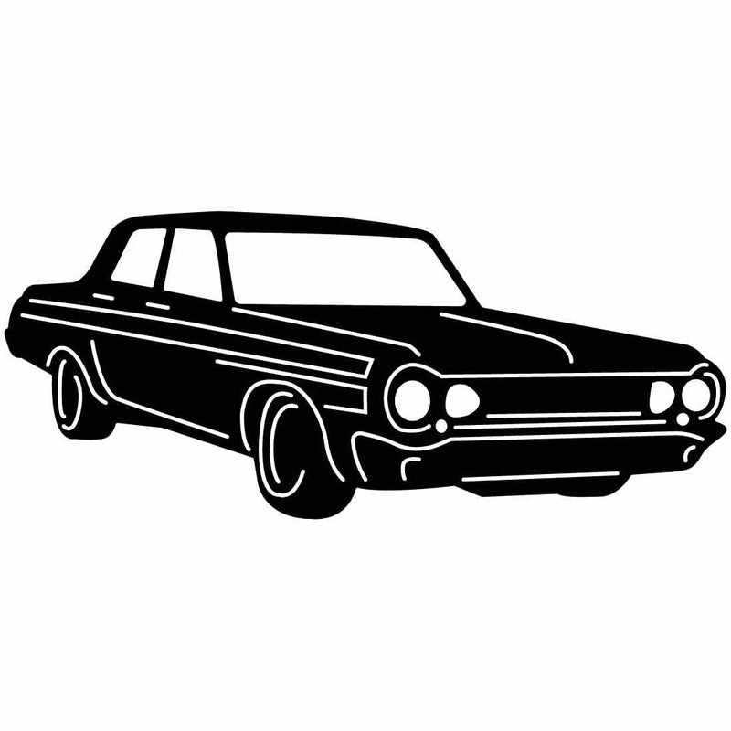 Old Muscle Car Free-DXF files cut ready for CNC-DXFforCNC.com