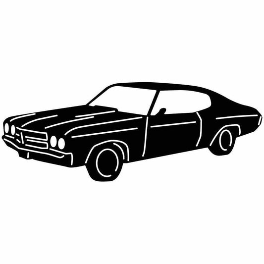 Old Muscle Car Free-DXF files cut ready for CNC-DXFforCNC.com