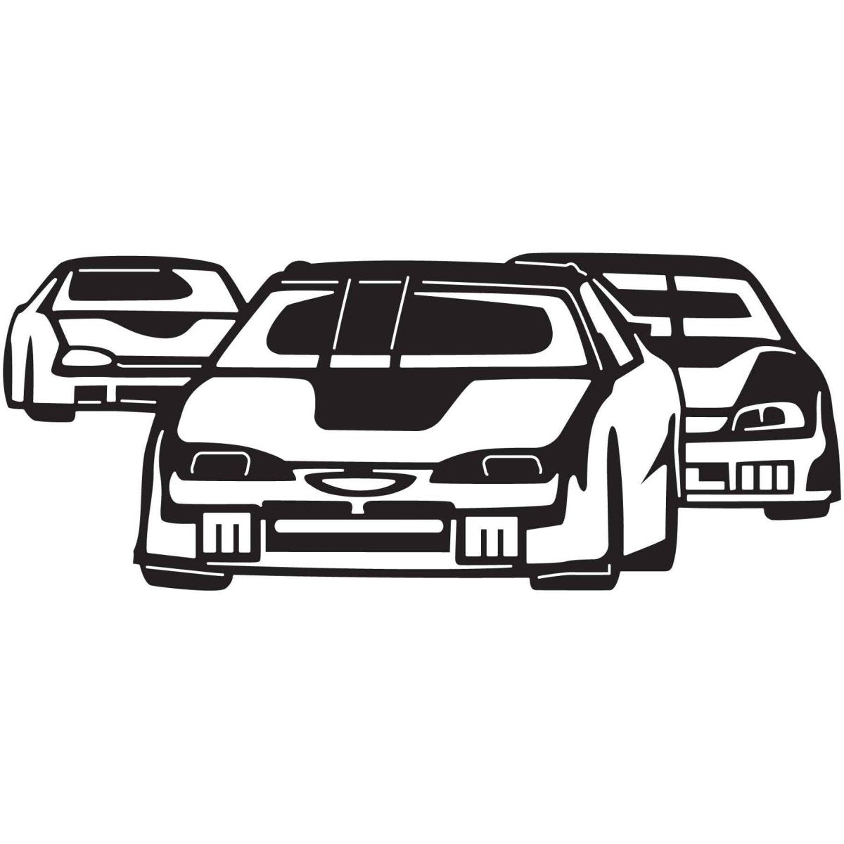 NASCAR 37 DXF File Cut Ready for CNC