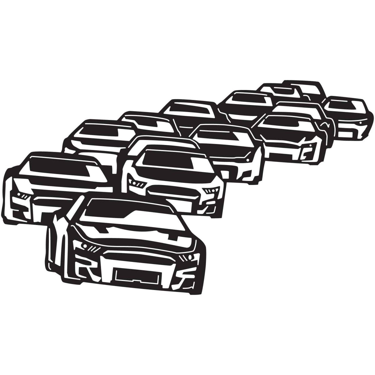 NASCAR 40 DXF File Cut Ready for CNC