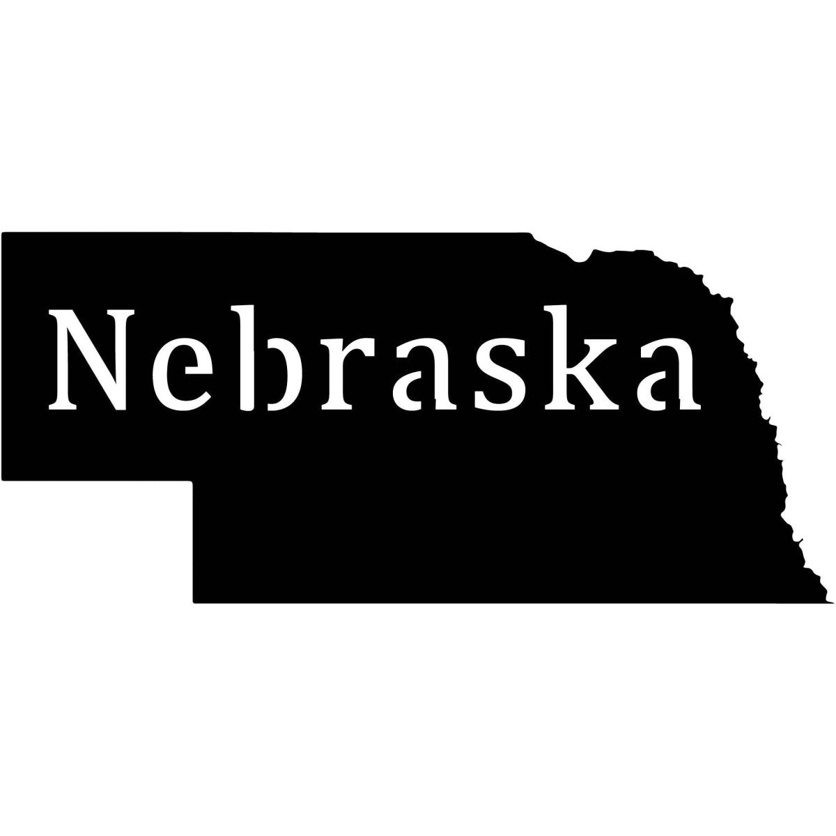 Nebraska USA State Map