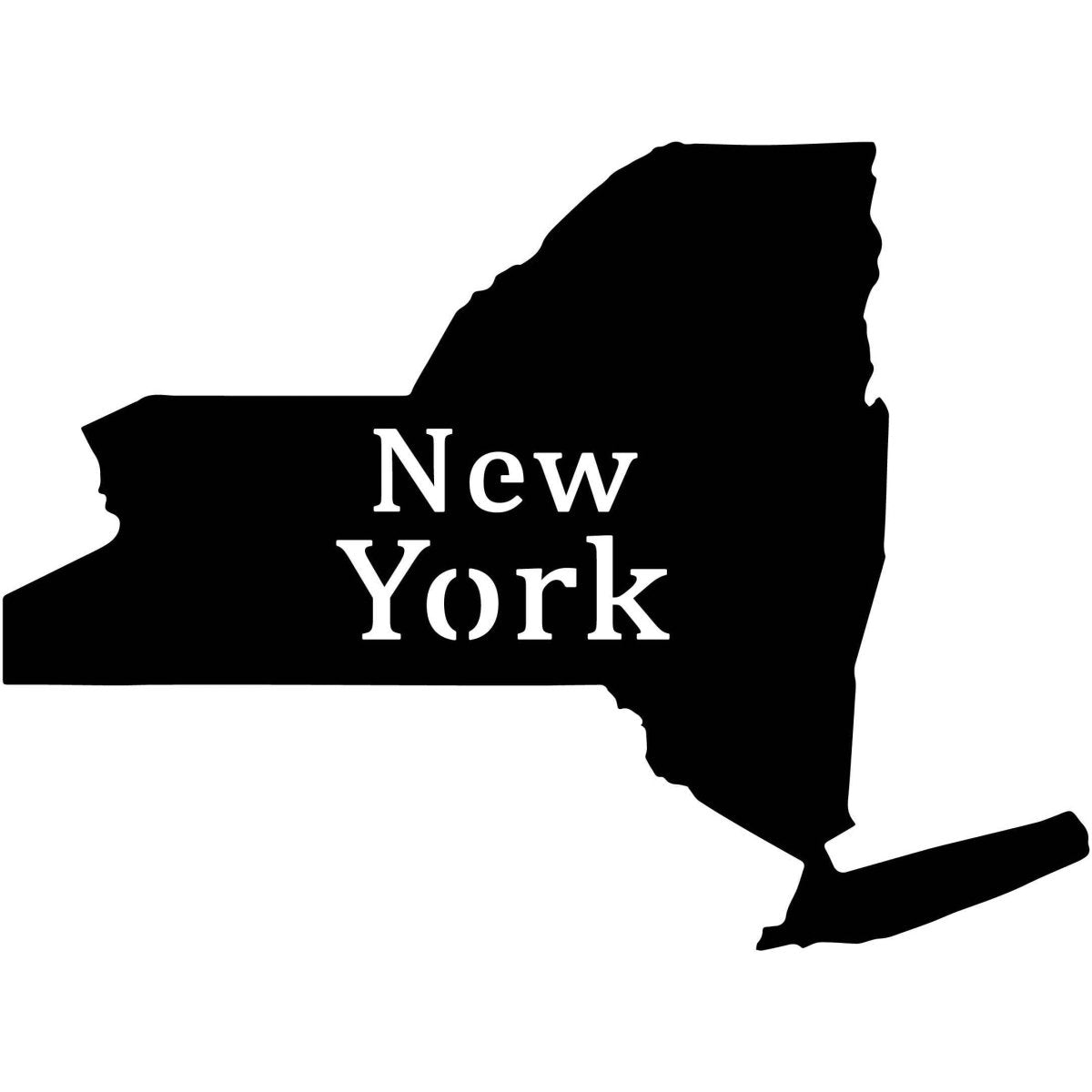 New York USA State Map