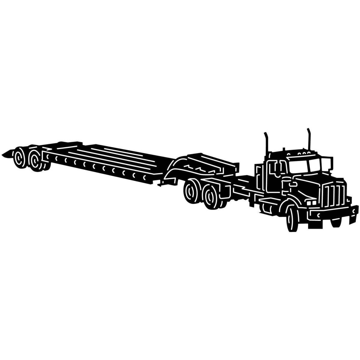 Oilfield Trucks 17 DXF File Cut Ready for CNC