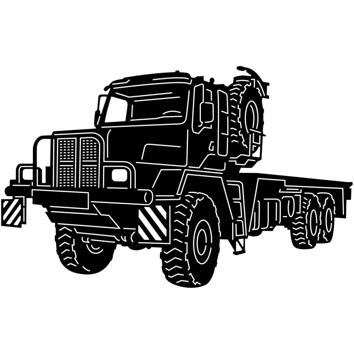 Oilfield Trucks 21 DXF File Cut Ready for CNC