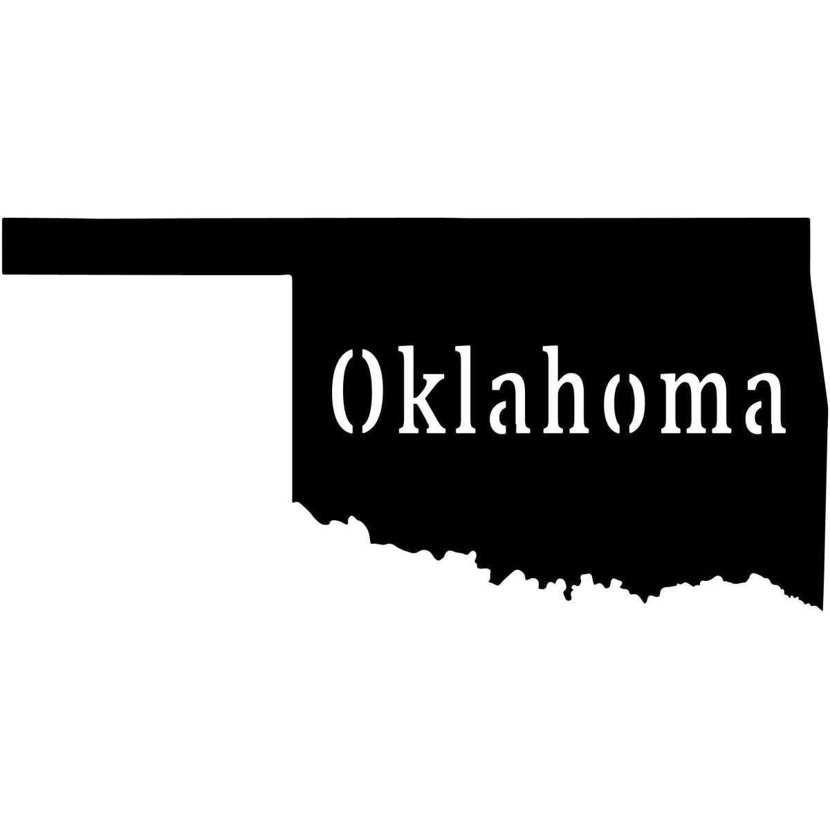 Oklahoma USA State Map